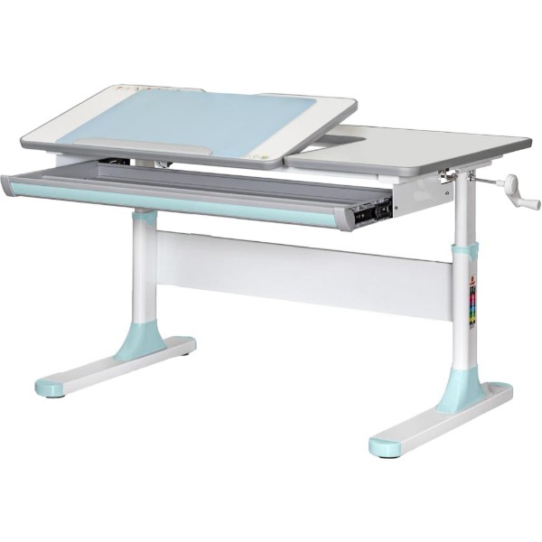 Фото - Парта школьная Mealux Vancouver Multicolor BL Lite (BD-620 W/G MC + BL Lite)